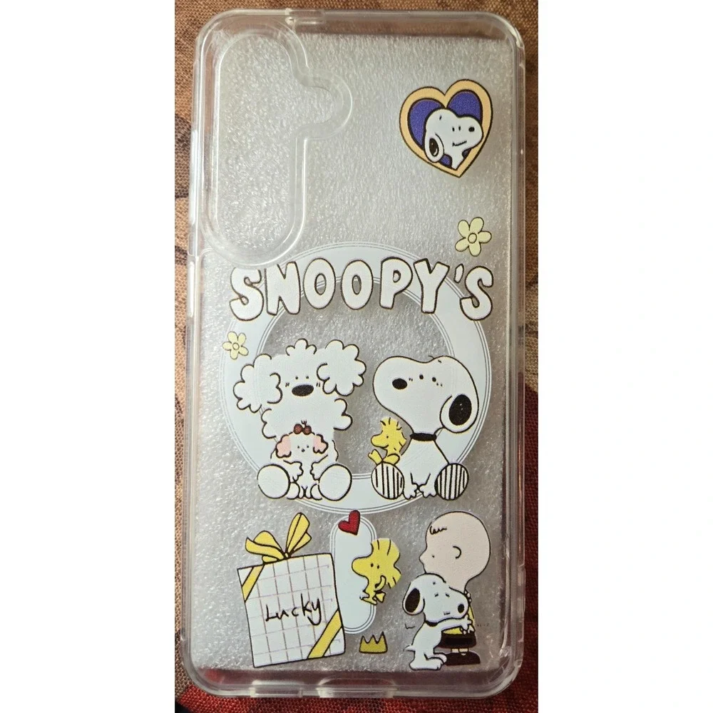 Snoopy S24 Phone Case with Built In Magnet
